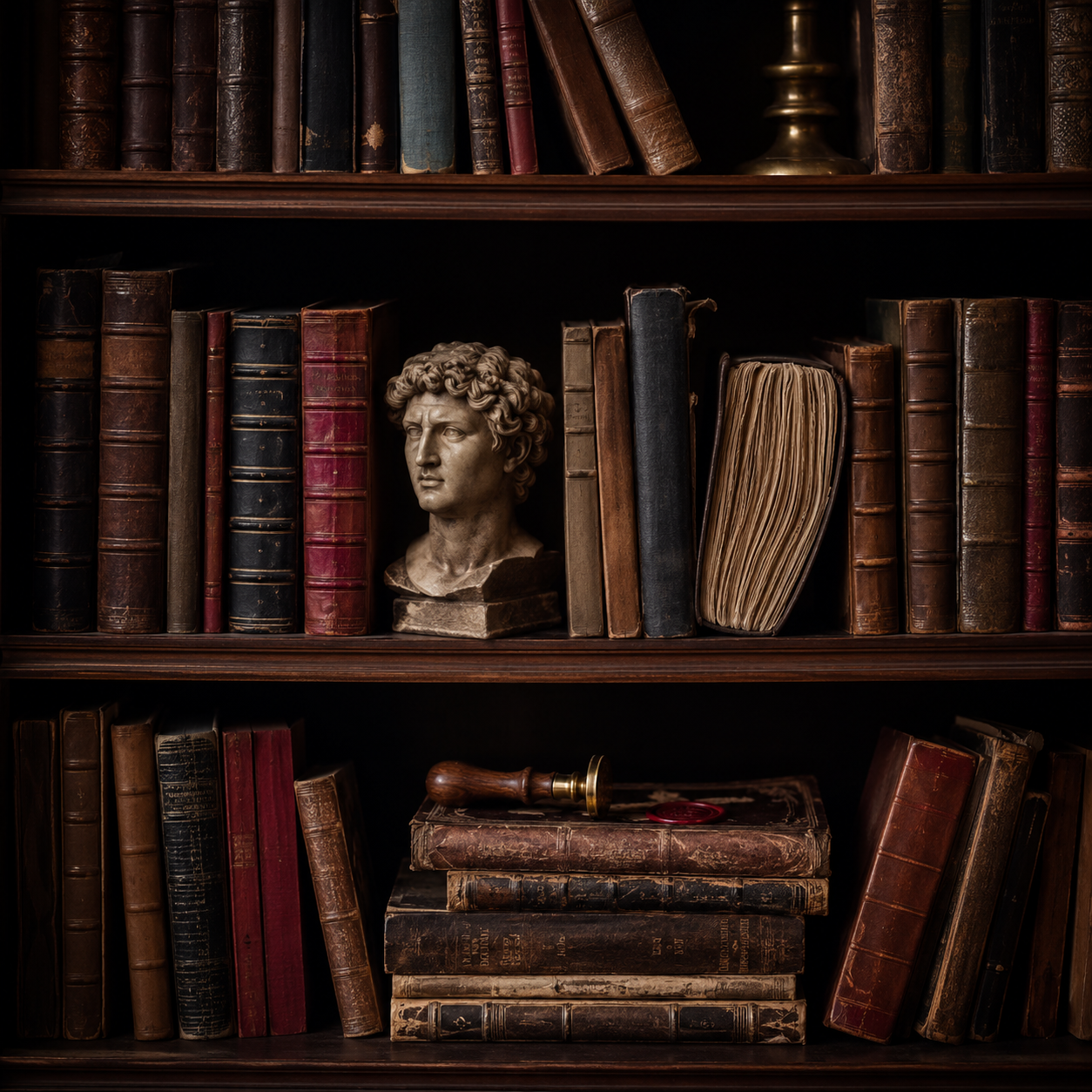 How to Style a Dark Academia Bookshelf That Looks Inherited, Not Bought